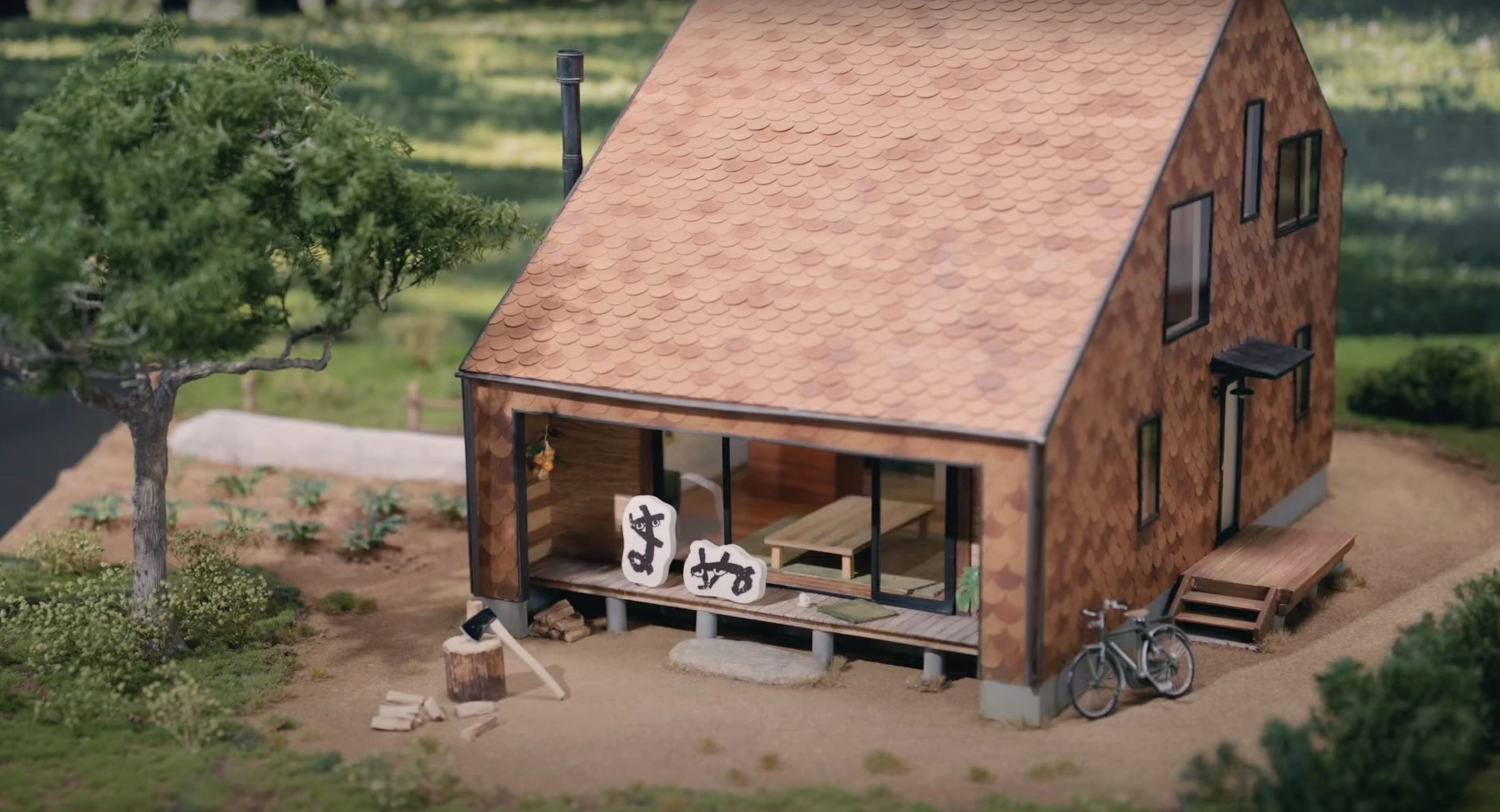 BESS MANUKEZA film — model house and characters